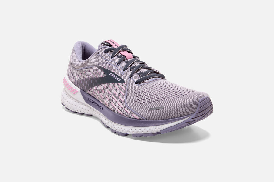 Brooks Running Shoes - Adrenaline GTS 21 Road Womens - Pink - HVF-963182